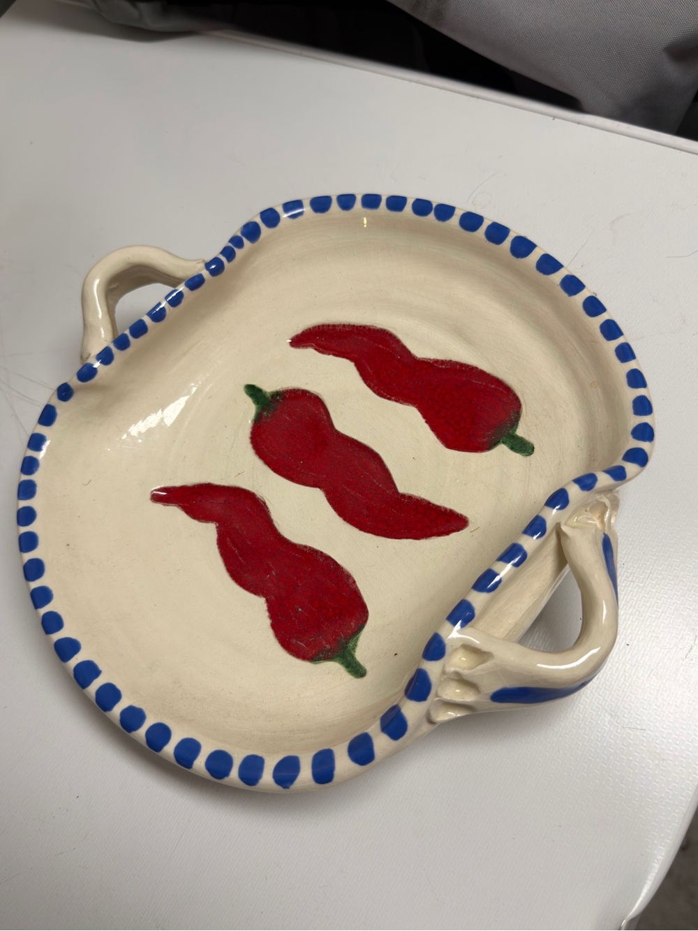 Vintage Handmade Ceramic Dish